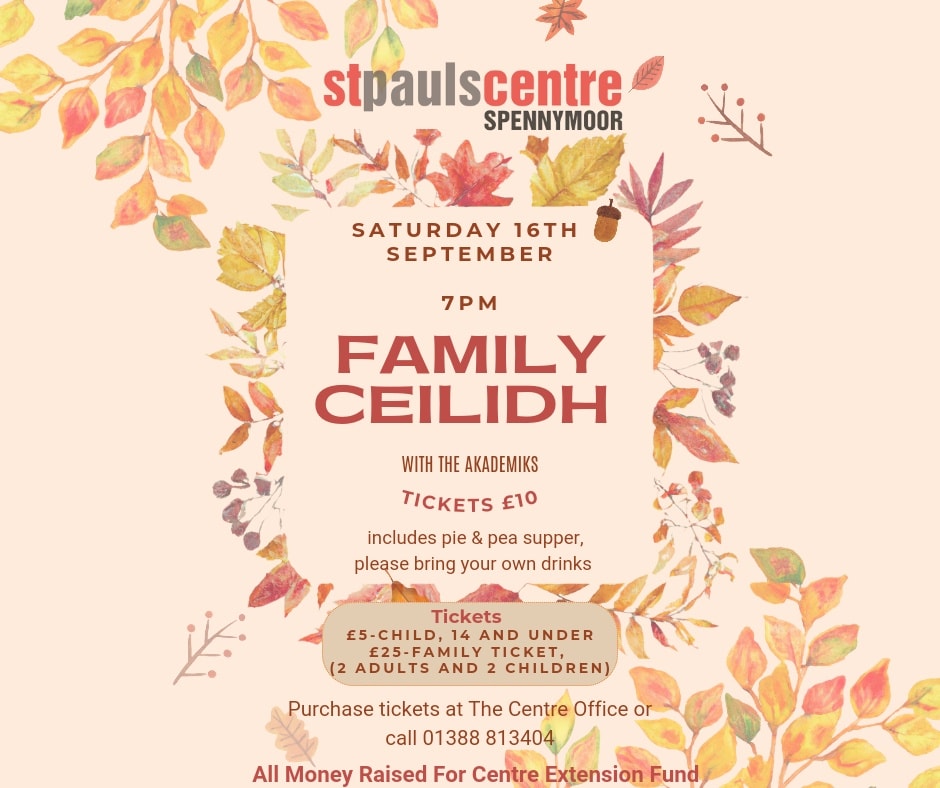 Family Ceilidh at St Pauls Centre Spennymoor