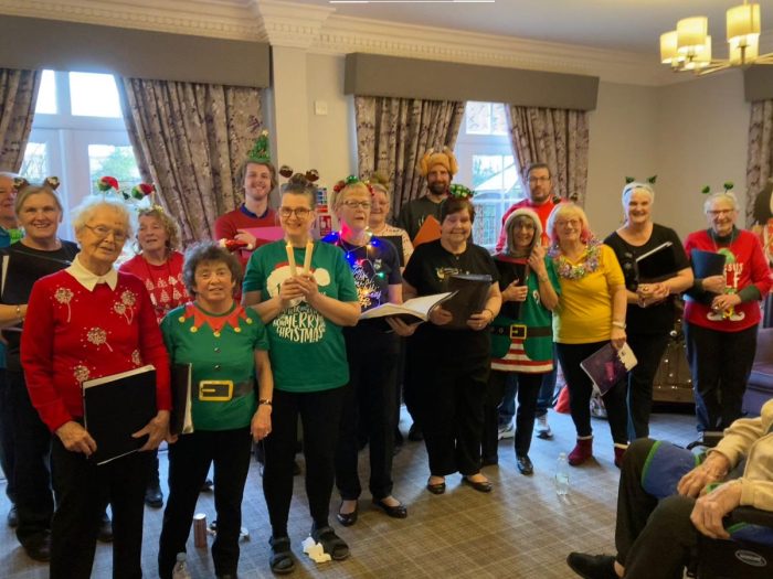 Rainbow Singers at Lothian House